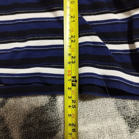 Hugo Boss Men's Striped Polo Shirt Size S Regular Fit Blue/White - Picture 6 of 8